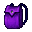 purple retro backpack