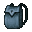 grey retro backpack