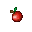 red apple